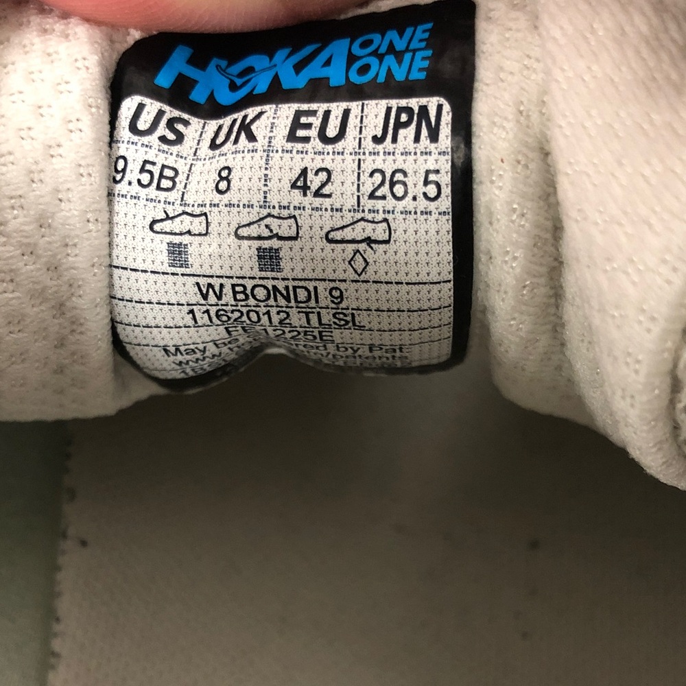 Hoka Bondi 9 sneakers sz 9.5B - Picture 8 of 9